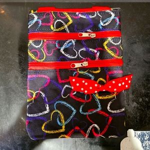 NWT!!! 3 Zipper Crossbody Bag